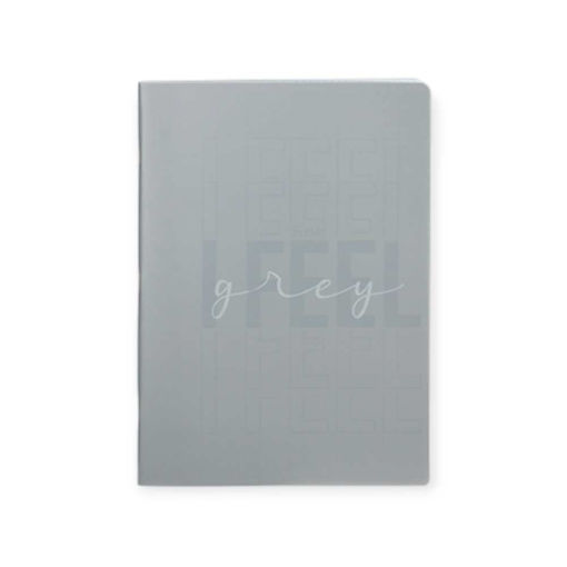 Picture of A5 I FEEL COLOUR LINED NOTEBOOK 80 PGS GREY